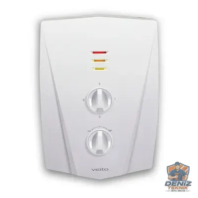 Veito V1200 ön panel — kademe ve debi düğmeleri